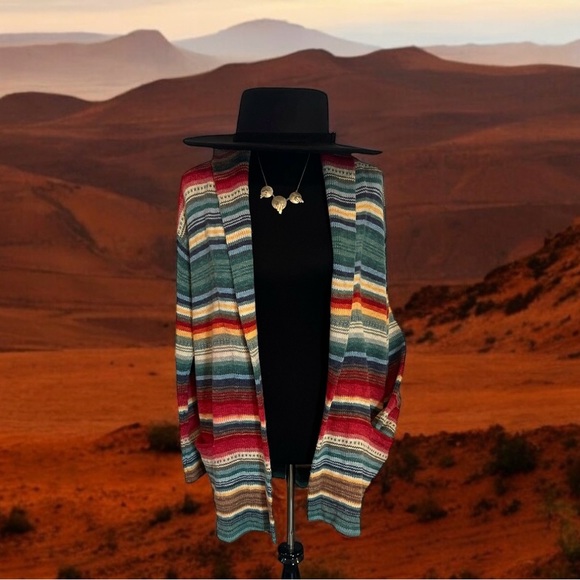 Ralph Lauren Sweaters - VINTAGE RALPH LAUREN VTG HAND KNOT AZTEC Hand Knit  SIZE MEDIUM NO BELT